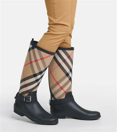 burberry house check rain boots nordstrom|Women's Burberry Boots .